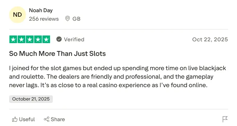 Seven Casino review: Veel meer dan alleen slots — geweldige live blackjack- en roulette-ervaring